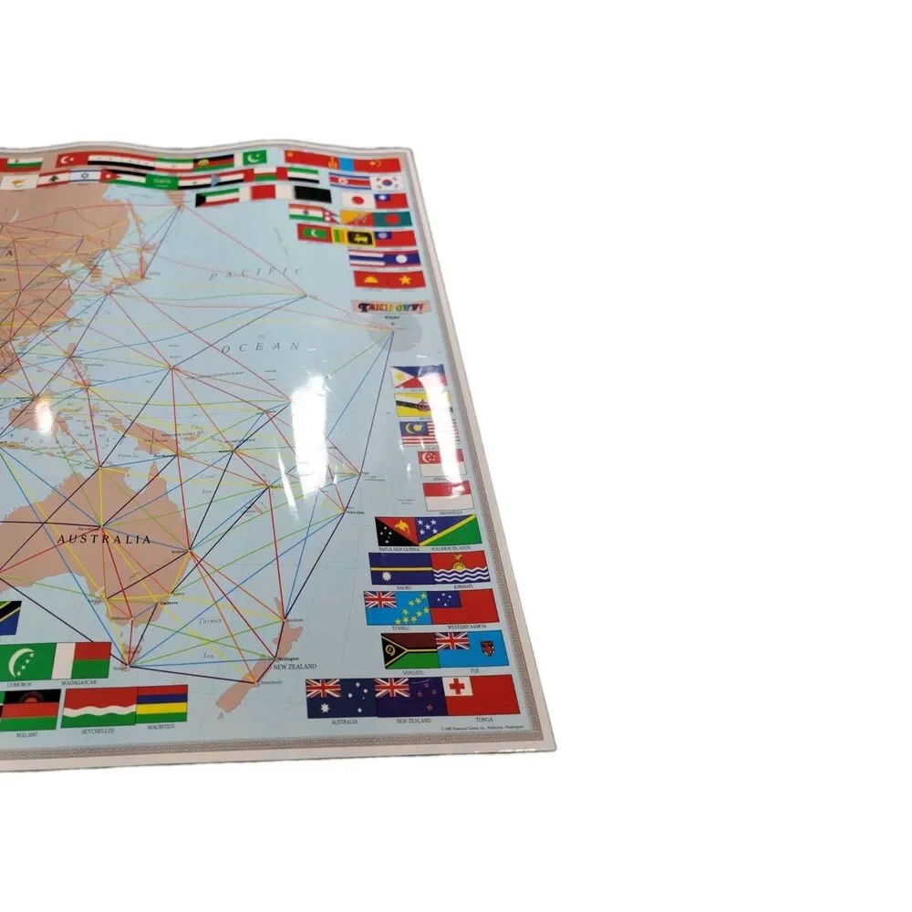 Take Off! World Edition Geography Board Game Resource Games Missing 1 Jet